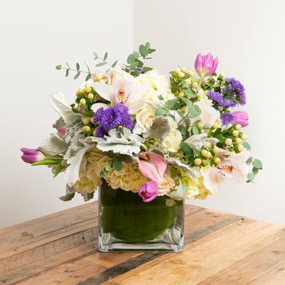 Birthday Arrangement in a vase