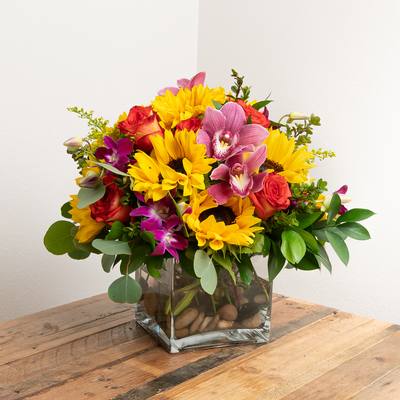Celebration Arrangement in a vase